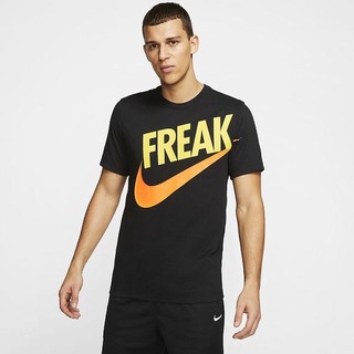 Tricouri Nike Dri-FIT Giannis Freak Basketball Barbati Negrii Portocalii | SCGP-07613